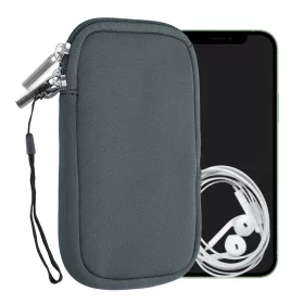   Husa universala pentru telefon, M - 5.5", Neopren, Gri, 46188.2.12
