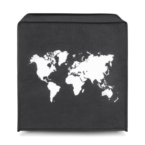 Husa de protectie pentru Thermomix TM6/TM5, Kwmobile, Negru/Alb, Plastic, 55449.01