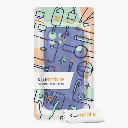 Husa pentru Xiaomi Mi 11 Lite 5G, Silicon, Albastru, 54727.64