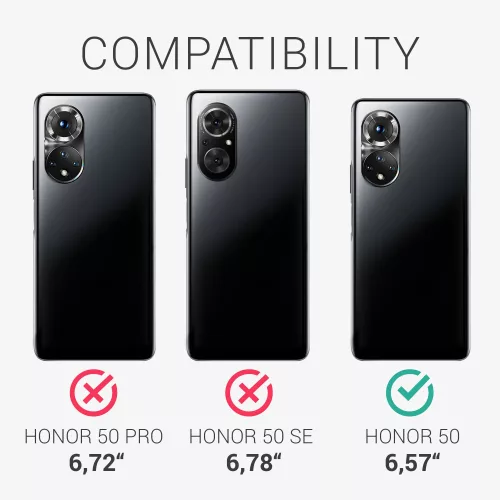 Husa pentru Honor 50, Silicon, Transparent, 55722.03