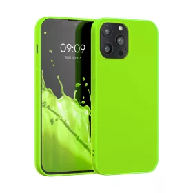   Husa pentru Apple iPhone 13 Pro Max, Silicon, Verde, 55970.75, kwmobile