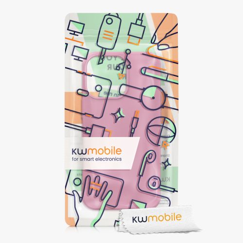 Husa pentru iPhone 13 Pro, Silicon, Roz, 55962.212