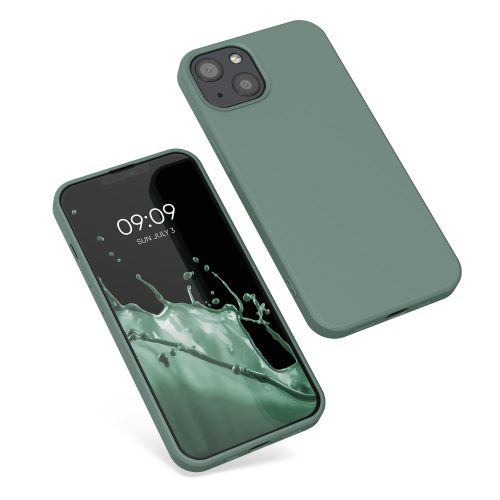 Husa pentru iPhone 13, Silicon, Verde, 55948.166