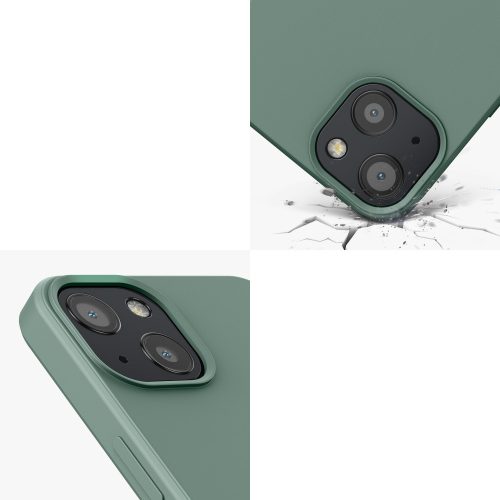 Husa pentru iPhone 13, Silicon, Verde, 55948.166