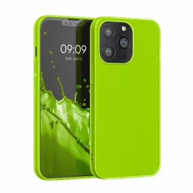   Husa pentru Apple iPhone 13 Pro, Silicon, Verde, 55957.75, kwmobile