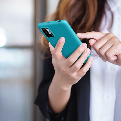 Husa pentru Xiaomi Redmi Note 10 5G, Silicon, Albastru, 54947.223, kwmobile