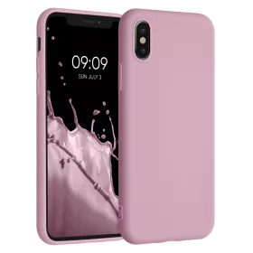   Husa pentru Apple iPhone X / iPhone XS, Silicon, Mov, 42492.10, kwmobile