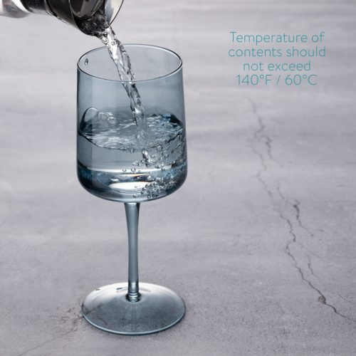 Set 4 Pahare de Vin Navaris, 400 ml, pentru vin si bauturi reci, sticla, 56212.01