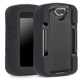   Husa de protectie pentru GPS Garmin Foretrex 601/Foretrex 701, Kwmobile, Negru, Silicon, 56222.01