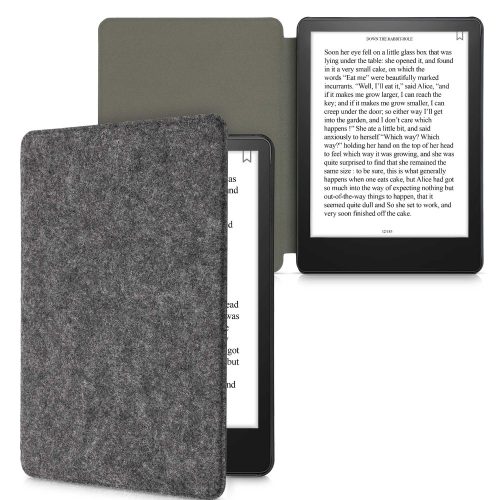 Husa pentru Kindle Paperwhite 11, Textil, Gri, kwmobile, 56259.19