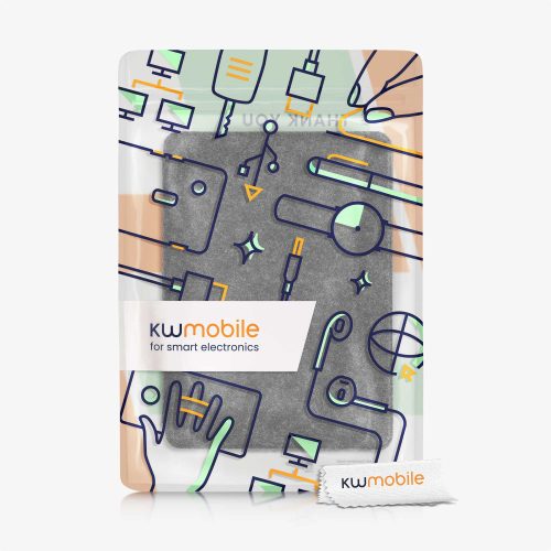 Husa pentru Kindle Paperwhite 11, Textil, Gri, kwmobile, 56259.19