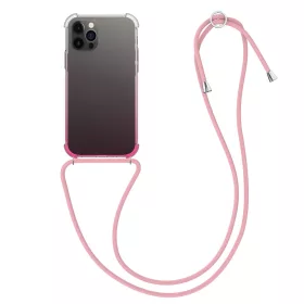   Husa pentru Apple iPhone 12 / iPhone 12 Pro, Silicon, Roz, 54084.05, kwmobile