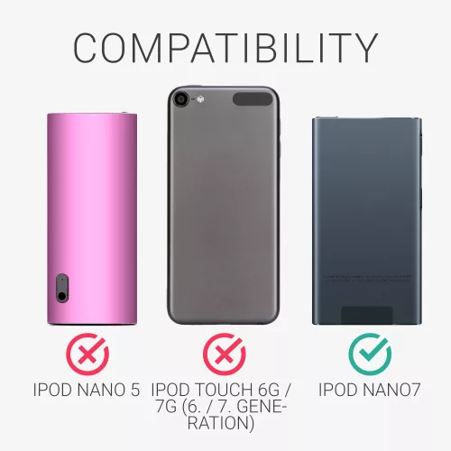 Husa pentru Apple iPod Nano 7, Kwmobile, Transparent, Silicon, 13370.91
