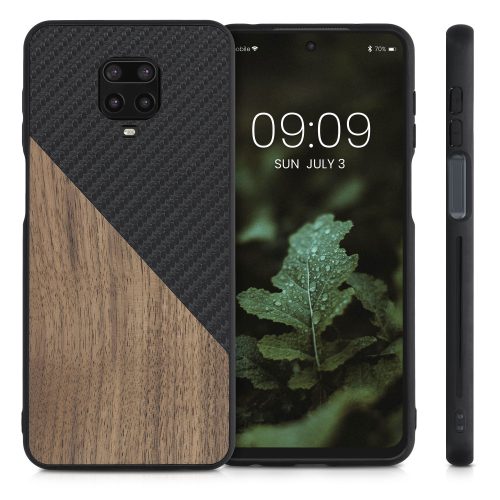 Husa pentru Xiaomi Redmi Note 9S / Redmi Note 9 Pro / Redmi Note 9 Pro Max, Lemn, Maro, 56621.01, kwmobile