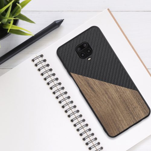 Husa pentru Xiaomi Redmi Note 9S / Redmi Note 9 Pro / Redmi Note 9 Pro Max, Lemn, Maro, 56621.01, kwmobile