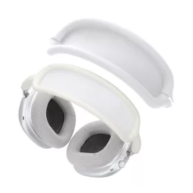   Banda pentru casti Apple Airpods Max, Kwmobile, Alb, Silicon, 56698.02