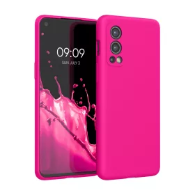   Husa pentru OnePlus Nord 2 5G, Silicon, Roz, 56070.77, kwmobile