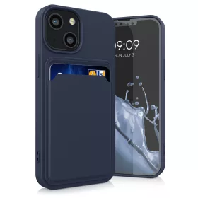   Husa pentru Apple iPhone 13 Mini, Silicon, Albastru, 55938.17, kwmobile