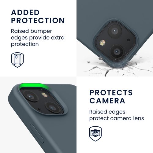 Husa pentru Apple iPhone 13 Mini, Silicon, Verde, 55877.202, kwmobile