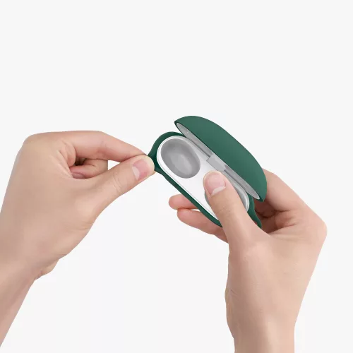 Husa pentru casti Beats Studio Buds, Kwmobile, Verde, Silicon, 55796.80