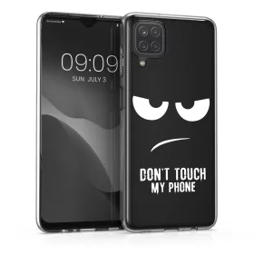   Husa pentru Samsung Galaxy A12, Silicon, Alb, 54210.04, kwmobile