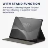 Husa pentru tableta Samsung Galaxy Tab S8 Ultra, Kwmobile, Gri/Negru, Textil, 57139.73