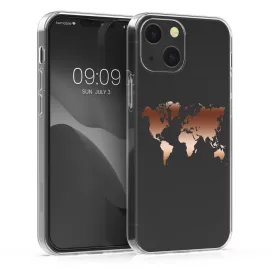   Husa pentru Apple iPhone 13 Mini, Silicon, Transparent, 57142.03, kwmobile