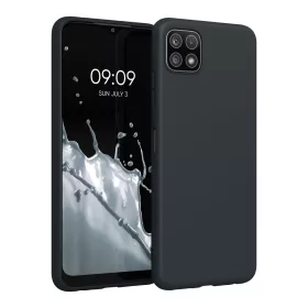   Husa pentru Samsung Galaxy A22 5G, Silicon, Negru, 55245.186, kwmobile