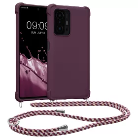   Husa Kwmobile pentru Xiaomi 11T/11T Pro, Silicon, Violet, 57395.187