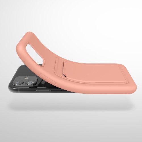 Husa Kwmobile pentru Apple iPhone 11, Silicon, Roz, 55114.199