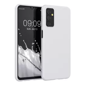   Husa Kwmobile pentru Samsung Galaxy M23 5G, Silicon, Alb, 57802.48