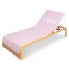Prosop pentru sezlong Homelevel, 75 x 200 cm, Roz, Bumbac / Poliester, 55649.03.10