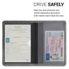 Husa pentru documente auto, Kwmobile, Gri, Piele ecologica, 51695.13