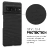 Husa kwmobile pentru Google Pixel 7 Pro, Textil, Gri, 58018.19