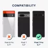 Husa kwmobile pentru Google Pixel 7 Pro, Textil, Gri, 58018.19