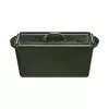 Tava copt paine Navaris, 34 cm, fonta, verde, cu capac, pentru paine traditionala, 52635.02