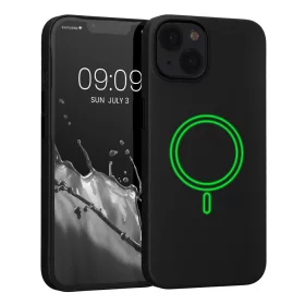   Husa Kwmobile pentru Apple iPhone 13, Silicon, Negru, 58247.01