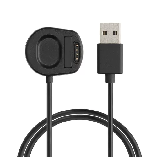 Cablu de incarcare USB pentru Suunto 7, Kwmobile, Negru, Plastic, 58458.01