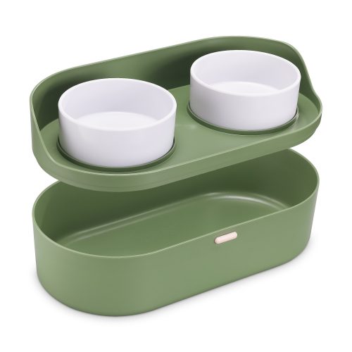 Suport bol cu depozitare Navaris, Verde, Plastic, 58518.07