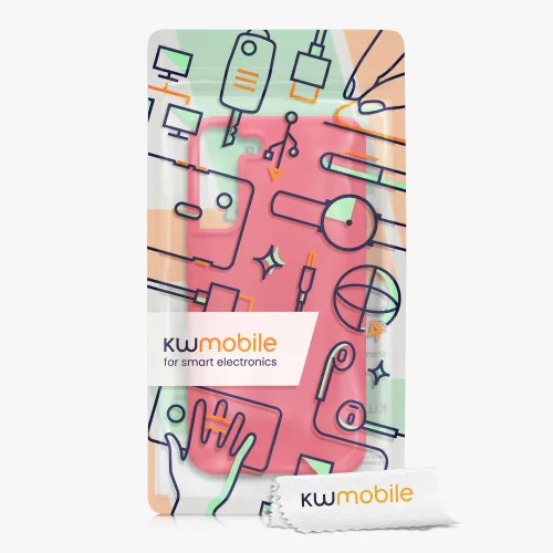 Husa Kwmobile pentru Samsung Galaxy S22 Plus, Silicon, Roz, 56761.238