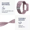 Curea pentru Xiaomi Mi Watch Lite/Redmi Watch, Kwmobile, Mov, Silicon, 58886.192