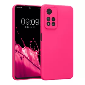   Husa Kwmobile pentru Xiaomi Redmi Note 11 Pro Plus 5G, Silicon, Roz, 58097.77