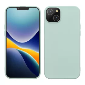   Husa Kwmobile pentru Apple iPhone 14 Plus, Silicon, Verde, 59080.200