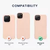 Husa Kwmobile pentru Apple iPhone 14, Silicon, Crem, 59079.225