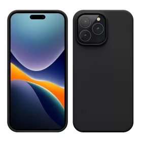   Husa Kwmobile pentru Apple iPhone 14 Pro Max, Silicon, Negru, 59074.01