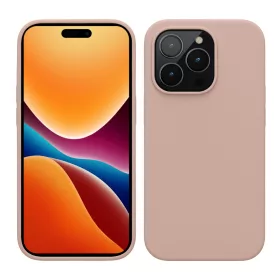   Husa Kwmobile pentru Apple iPhone 14 Pro, Silicon, Crem, 59073.10
