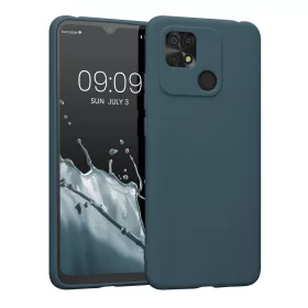   Husa Kwmobile pentru Xiaomi Redmi 10C, Silicon, Albastru, 59231.202