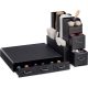 Set suport aparat cafea 3 sertare pentru capsule si organizator 2 sertare pentru consumabile Navaris, negru, 60824.01