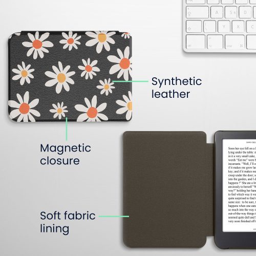 Husa kwmobile pentru Kobo Clara 2E, Piele ecologica, Multicolor, 60056.26