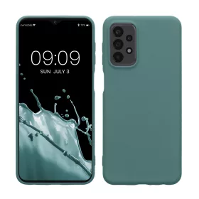   Husa Kwmobile pentru Samsung Galaxy A23/Galaxy A23 5G, Albastru, Silicon, 57804.207